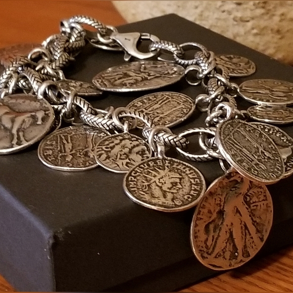 Silpada Sterling Silver Coin Bracelet - Picture 8 of 13